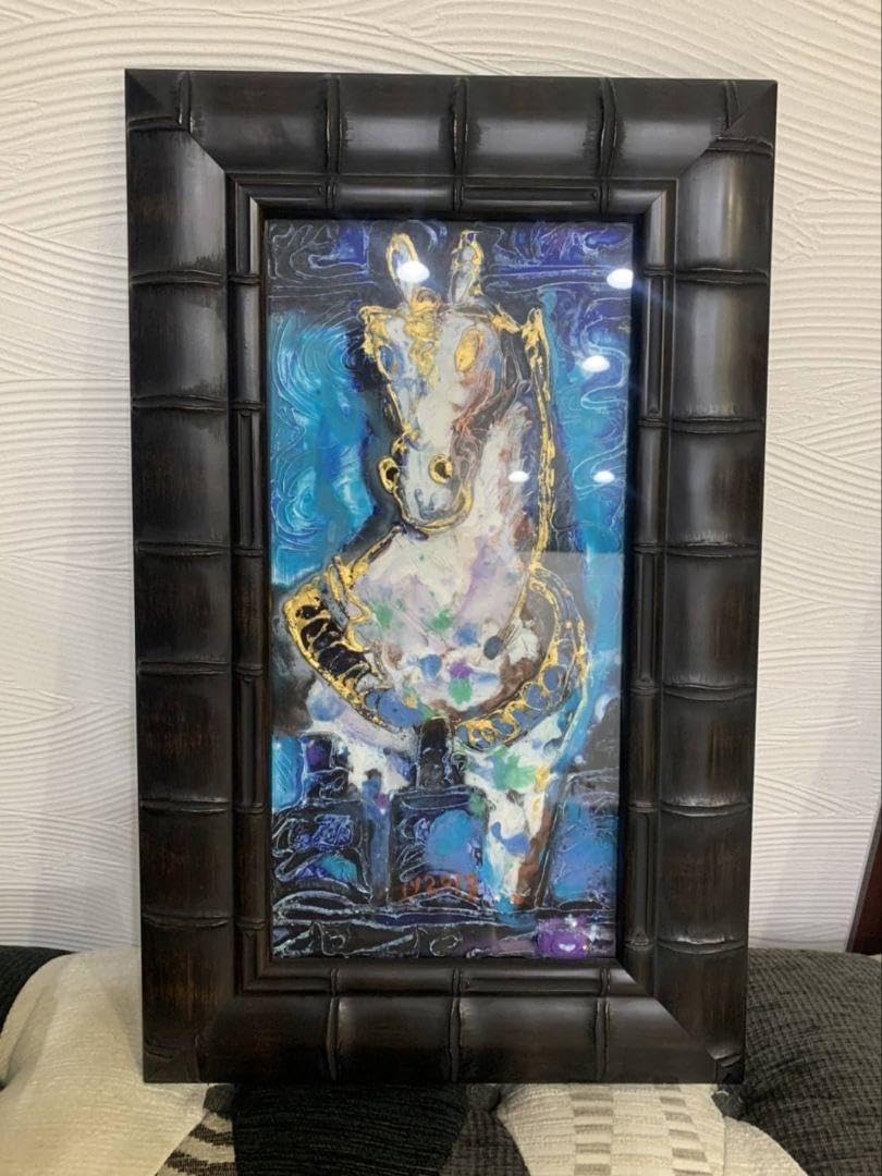 中国作家 江源 『馬』No.16 鐘の声